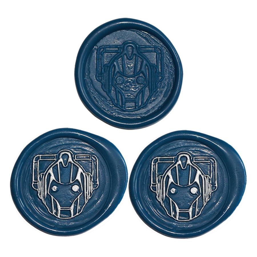 buy cyberman doctor who wax seal stickers