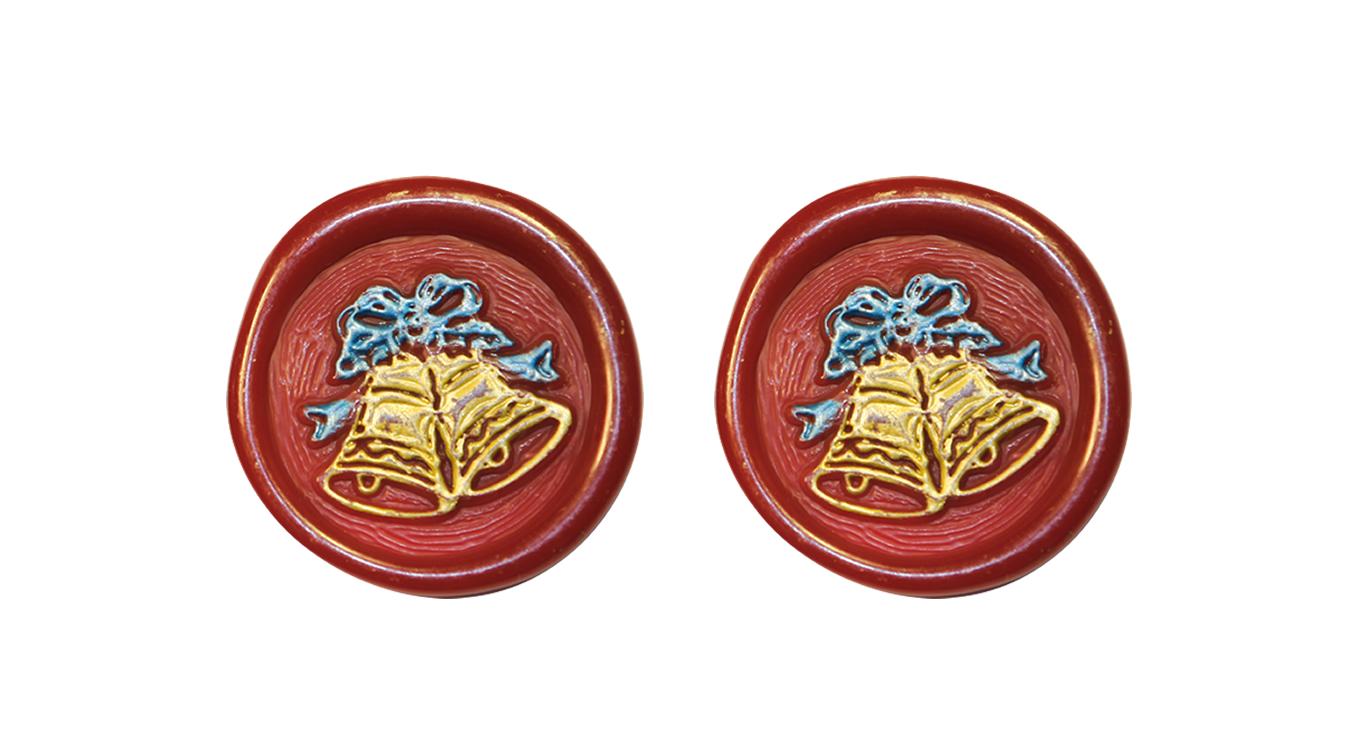 celebration bells wax seals, weddings, christenings, christmas